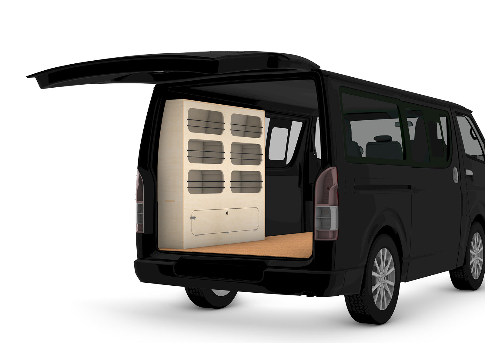 DIY Universal Camper Van Wardrobe Module Plans