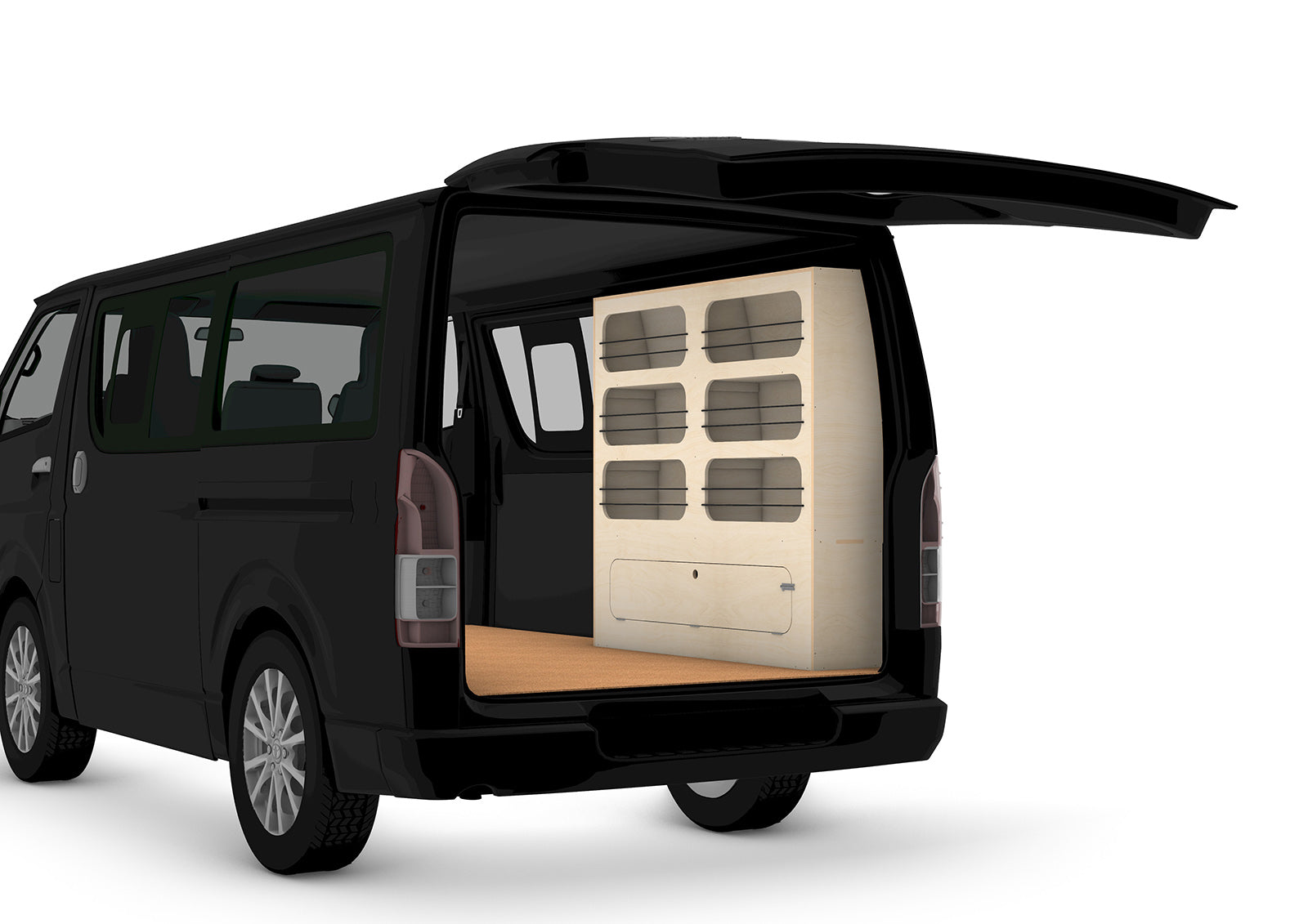 DIY Universal Camper Van Wardrobe Module Plans