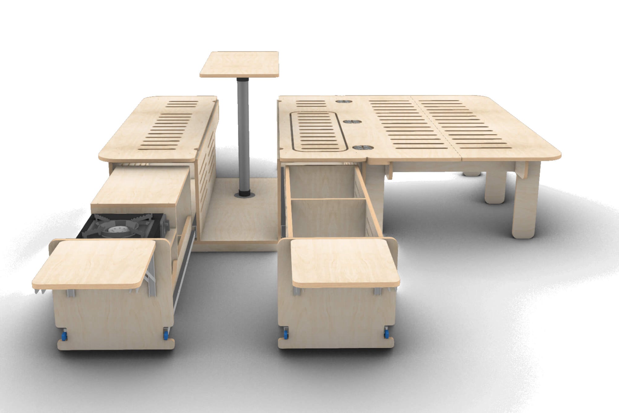 DIY Universal Side-Opening Camper Van Conversion Plans (Left Side Opening)