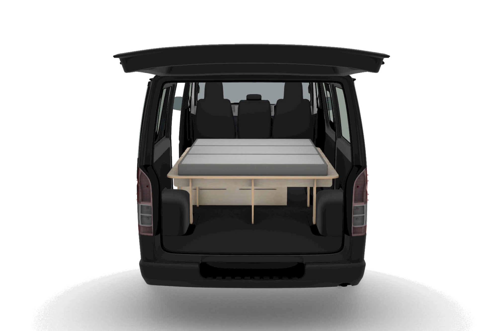 DIY Universal Side-Opening Camper Van Conversion Plans (Left Side Opening)