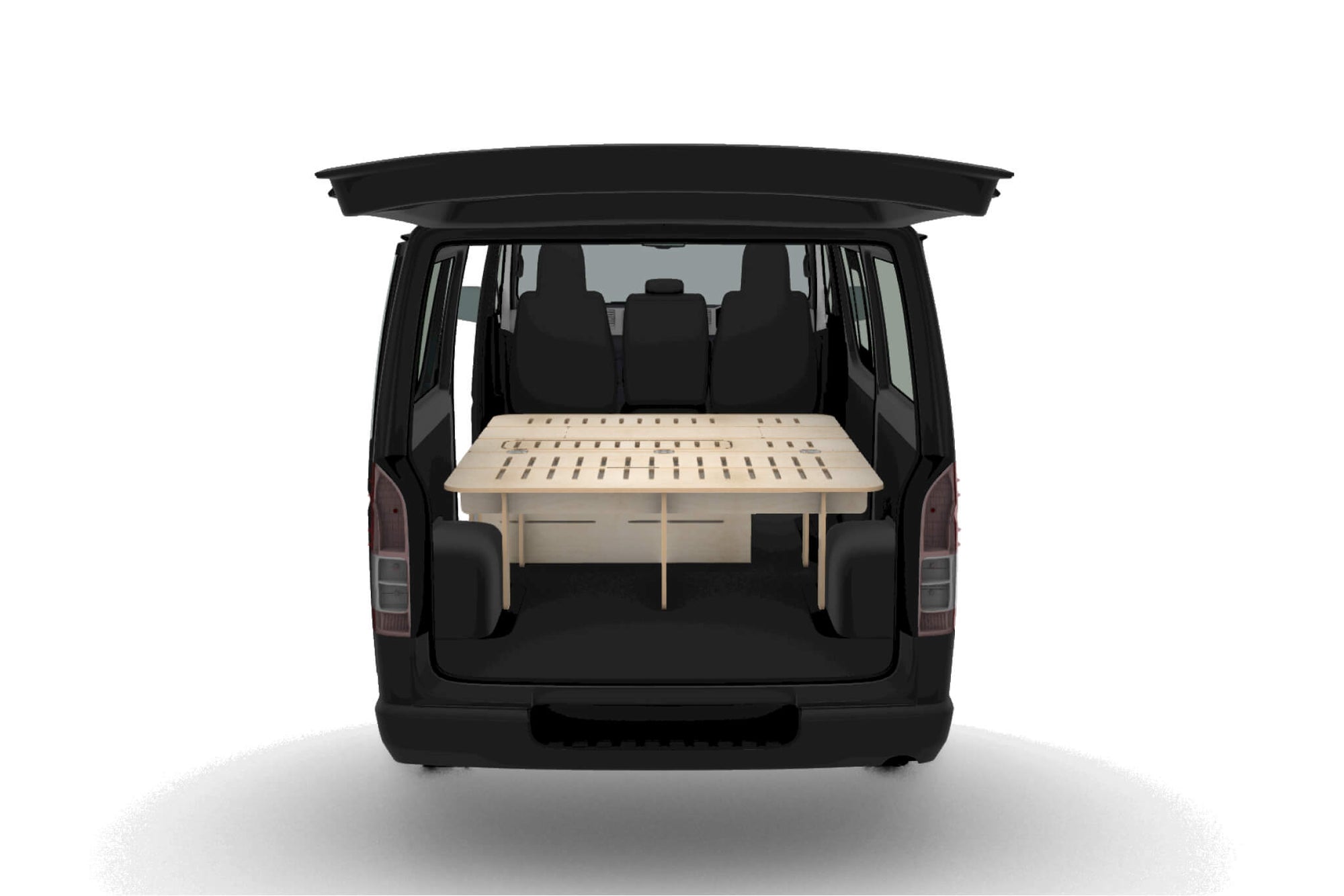 DIY Universal Side-Opening Camper Van Conversion Plans (Left Side Opening)