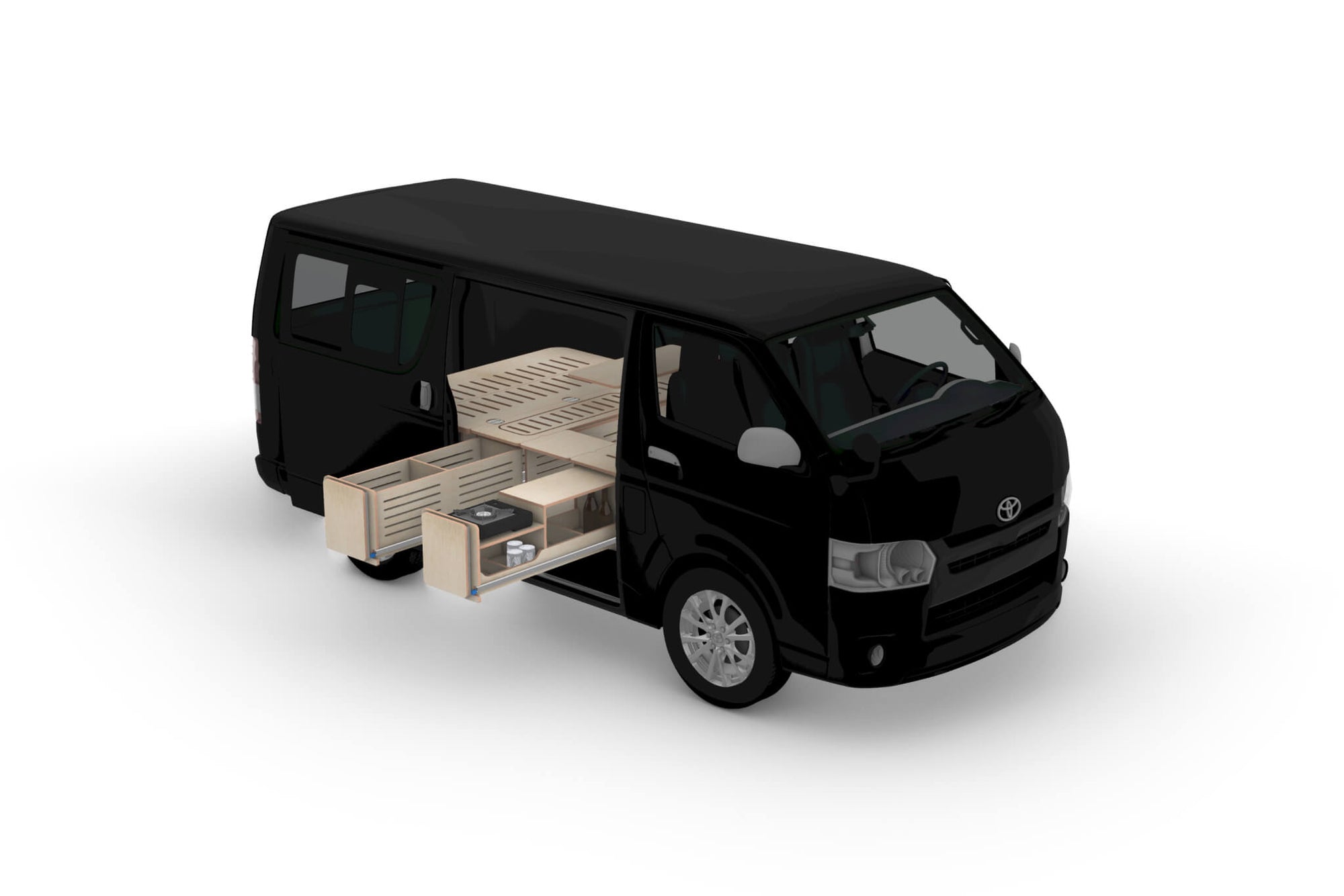 DIY Universal Right Side-Opening Camper Van Conversion Plans