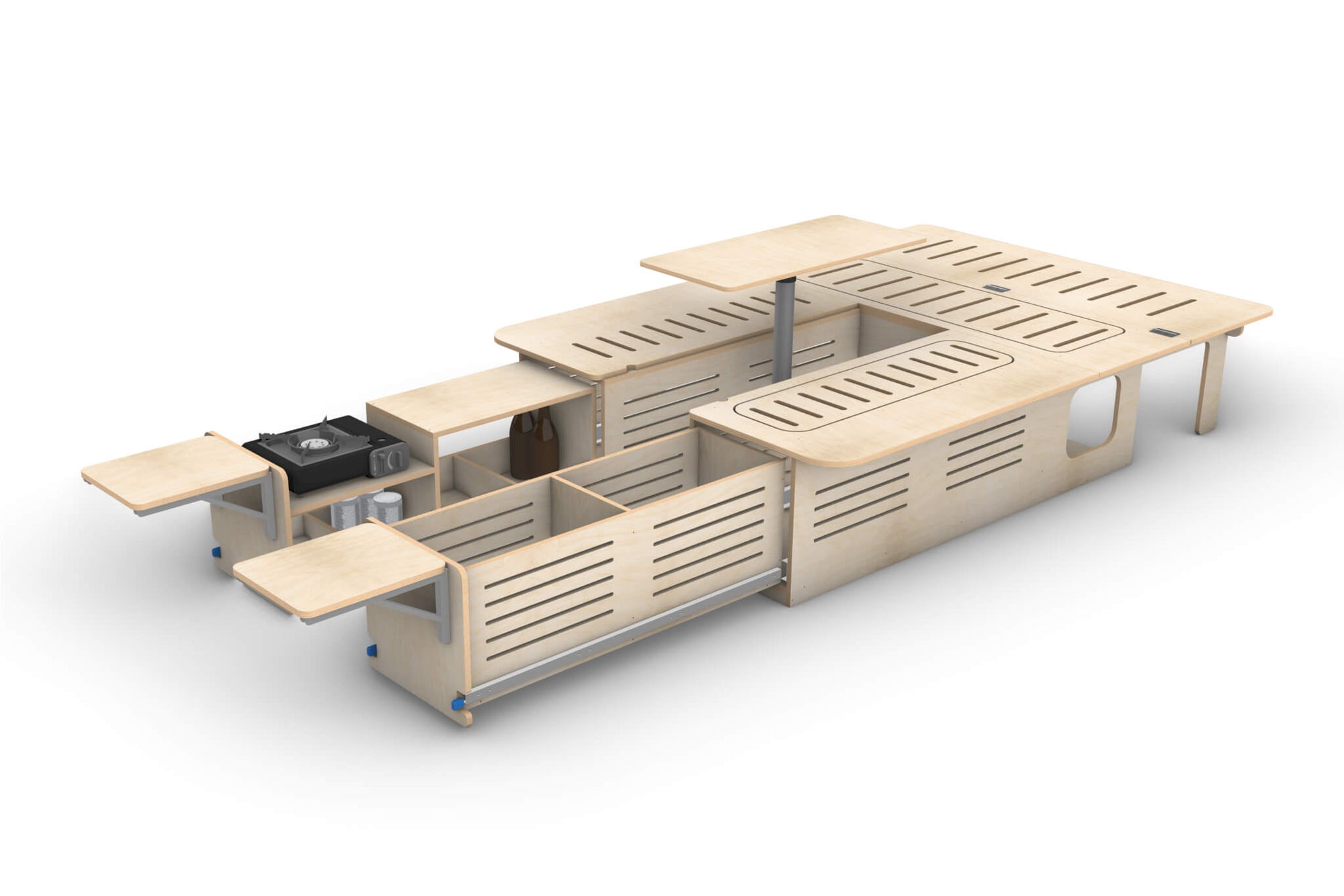 DIY Universal Rear-Opening Camper Van Conversion Plans V1