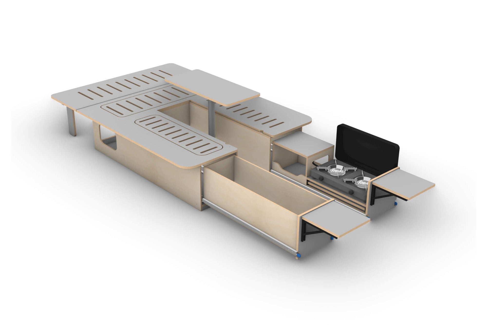 DIY Universal Rear-Opening Camper Van Conversion Plans V2