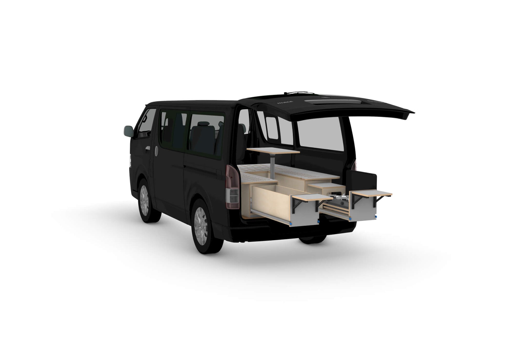 DIY Universal Rear-Opening Camper Van Conversion Plans V2