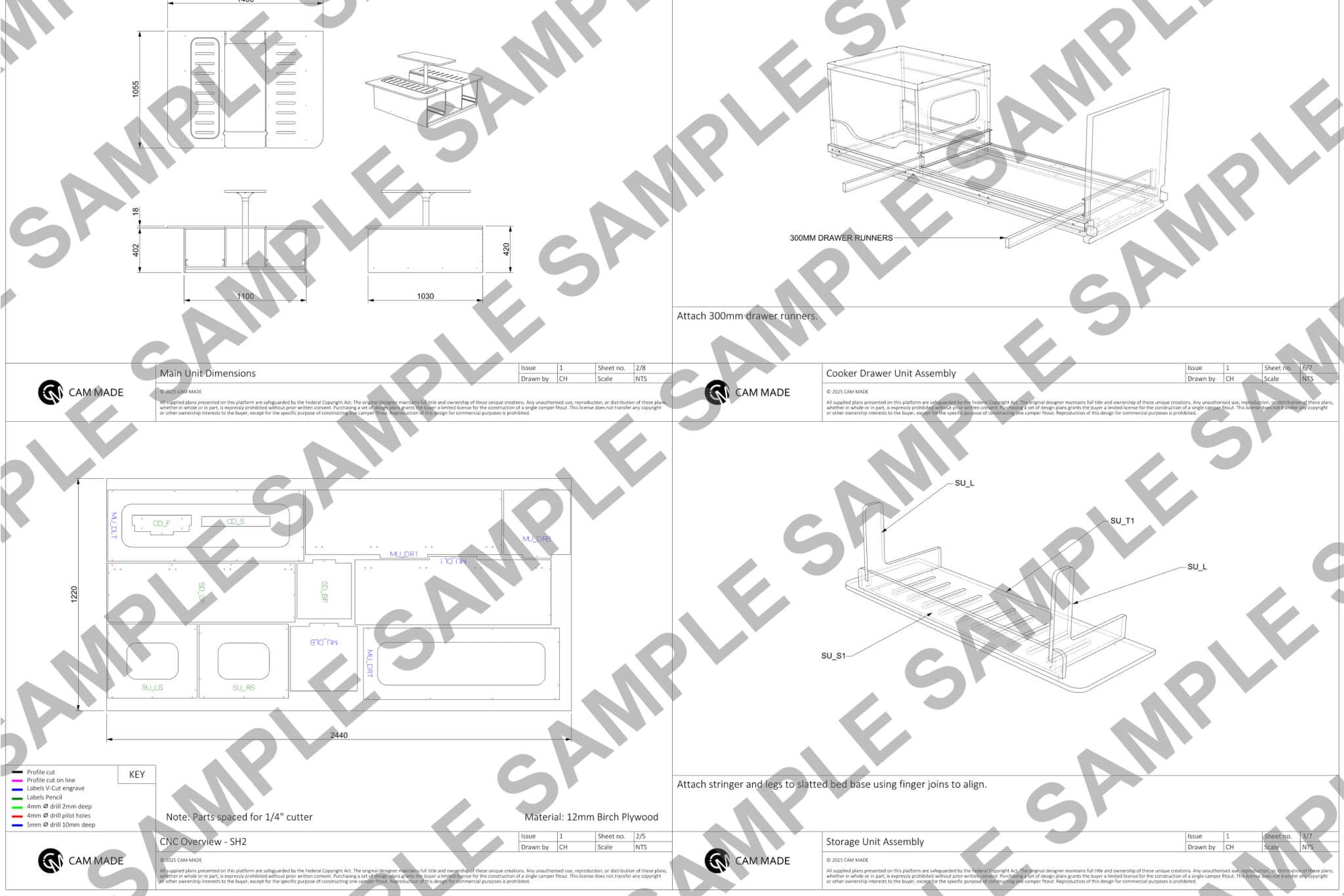 DIY Universal Rear-Opening Camper Van Conversion Plans V2