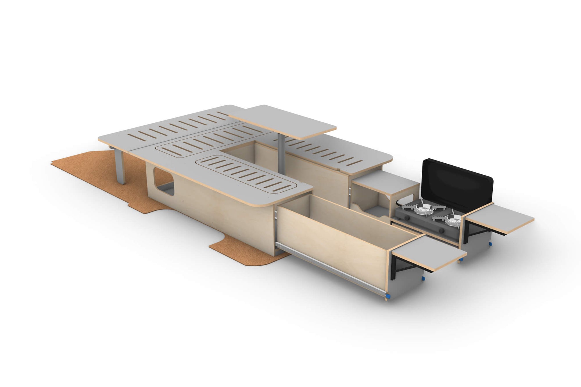 DIY Universal Rear-Opening Camper Van Conversion Plans V2