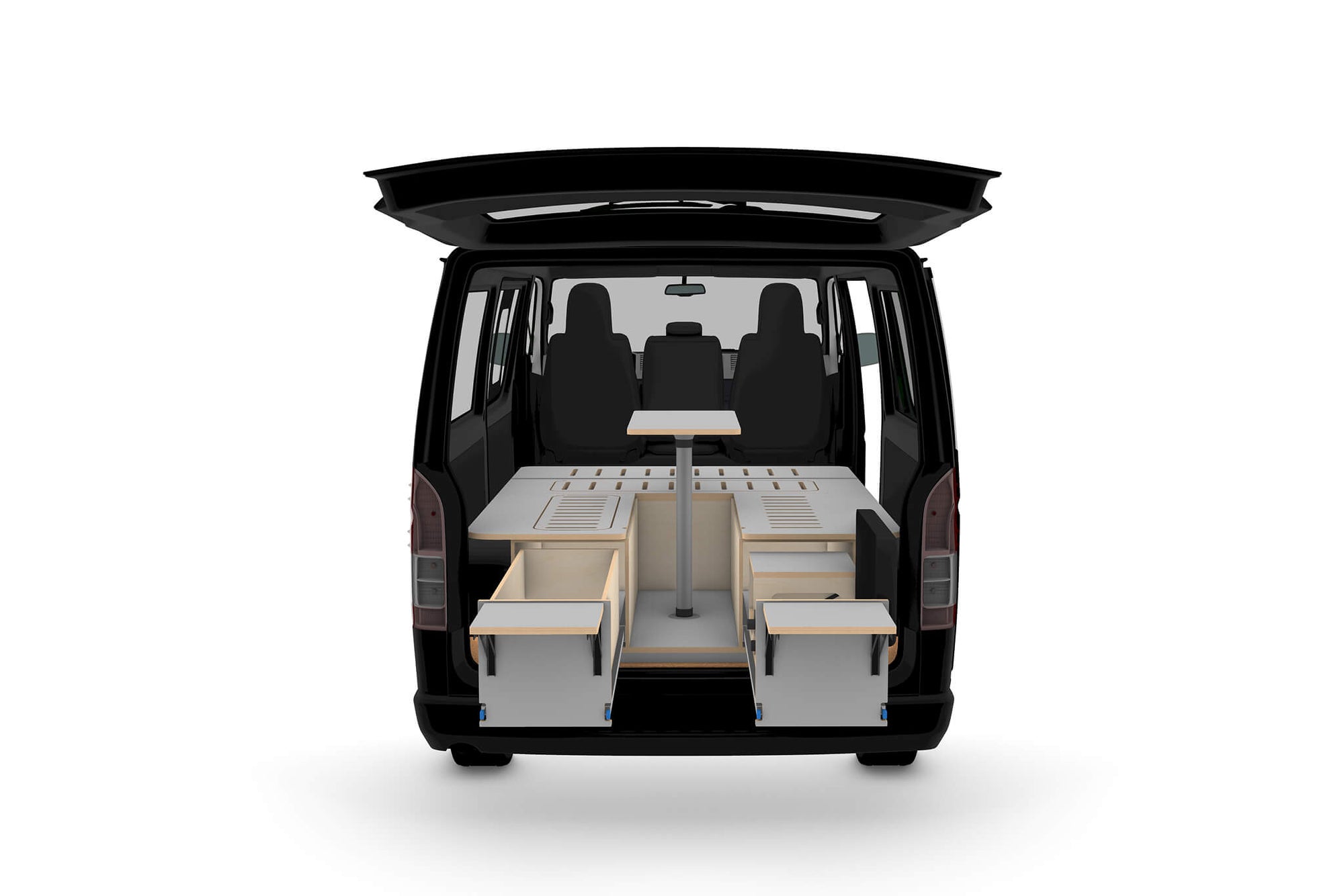 DIY Universal Rear-Opening Camper Van Conversion Plans V2