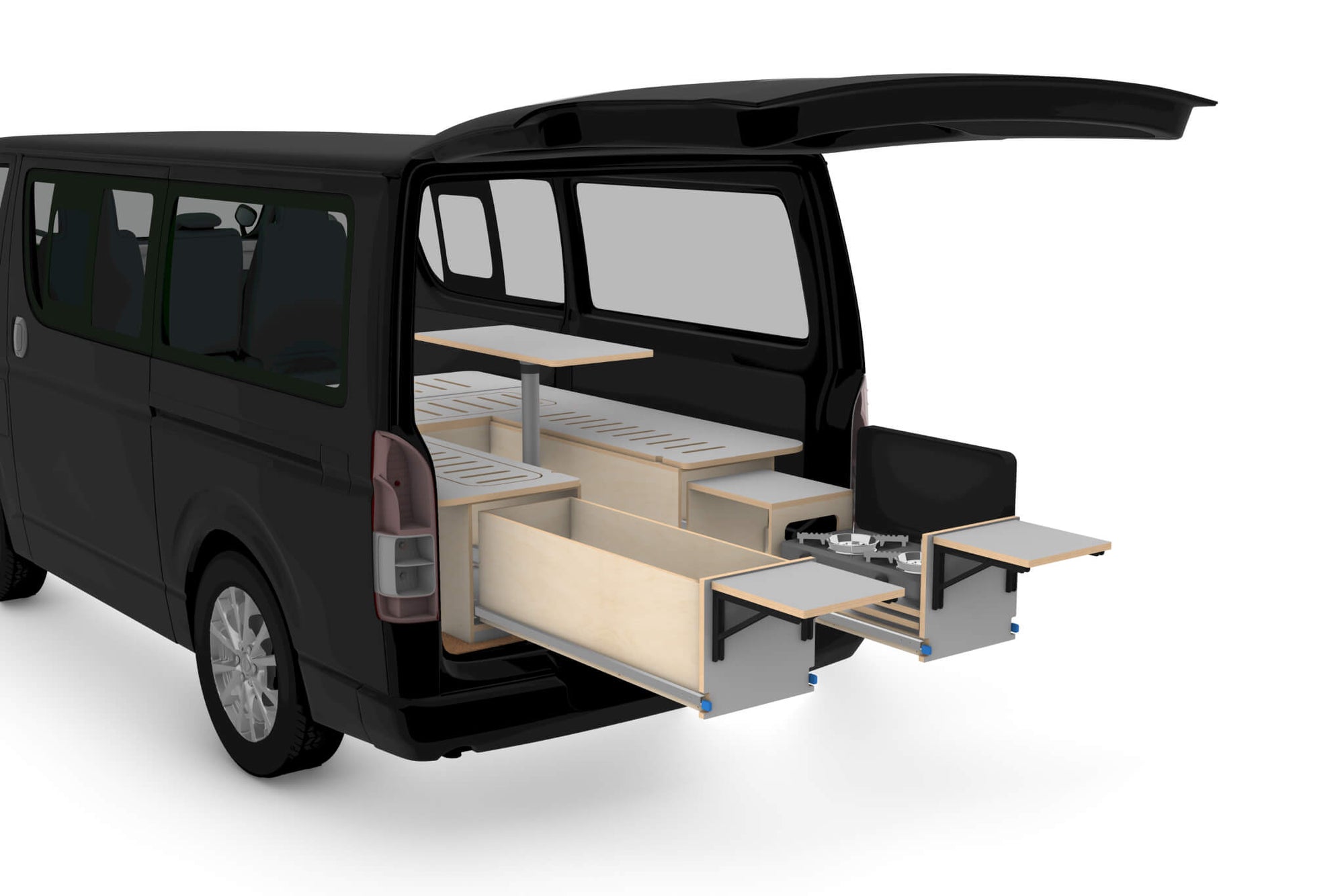 DIY Universal Rear-Opening Camper Van Conversion Plans V2