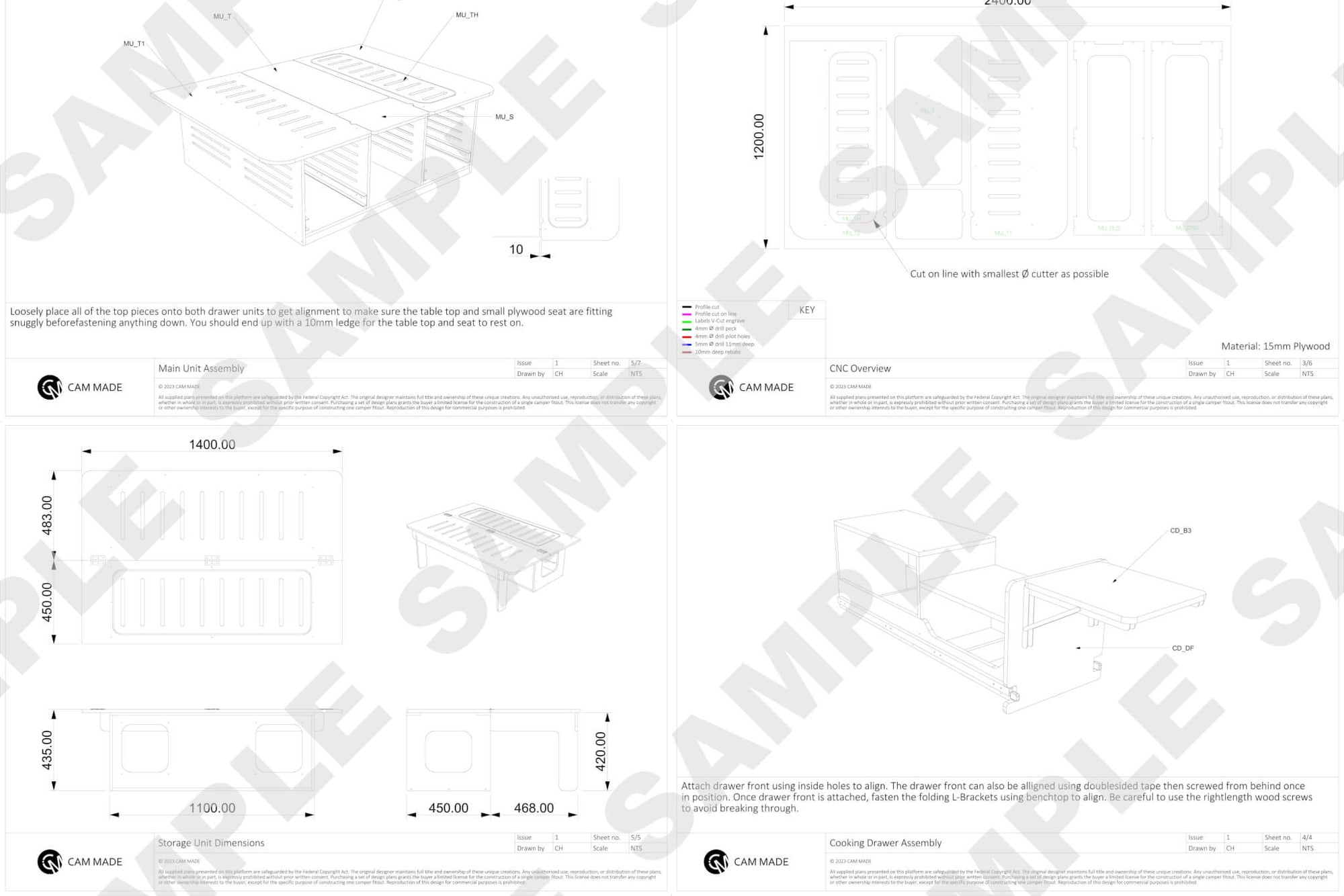DIY Universal Rear-Opening Camper Van Conversion Plans V1