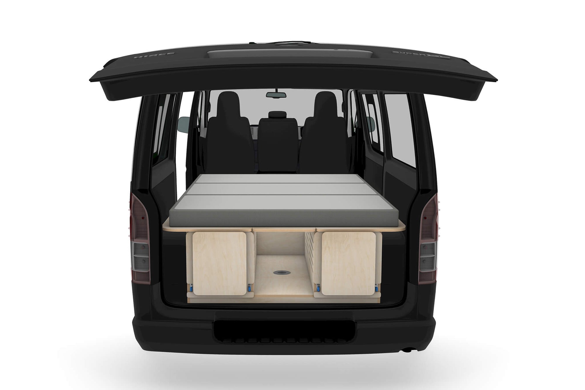DIY Universal Rear-Opening Camper Van Conversion Plans V1