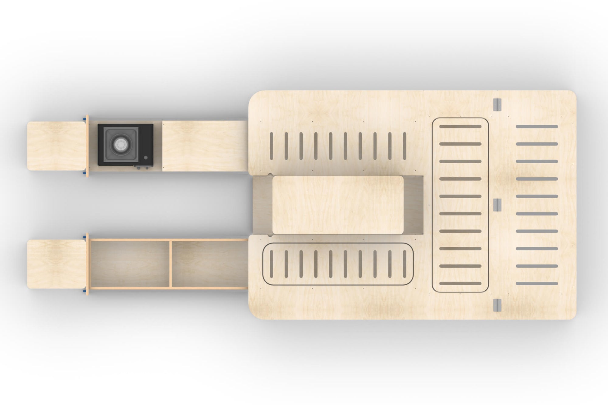 DIY Universal Rear-Opening Camper Van Conversion Plans V1