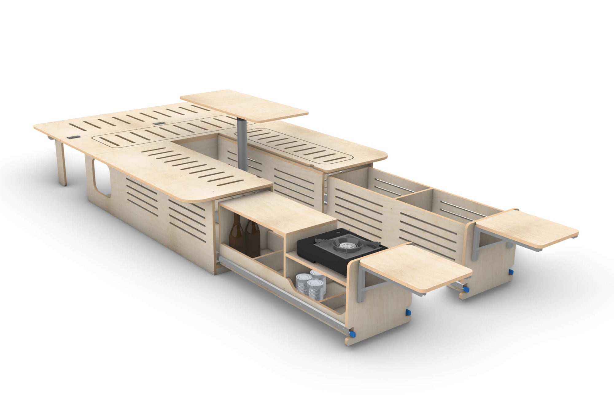 DIY Universal Rear-Opening Camper Van Conversion Plans V1