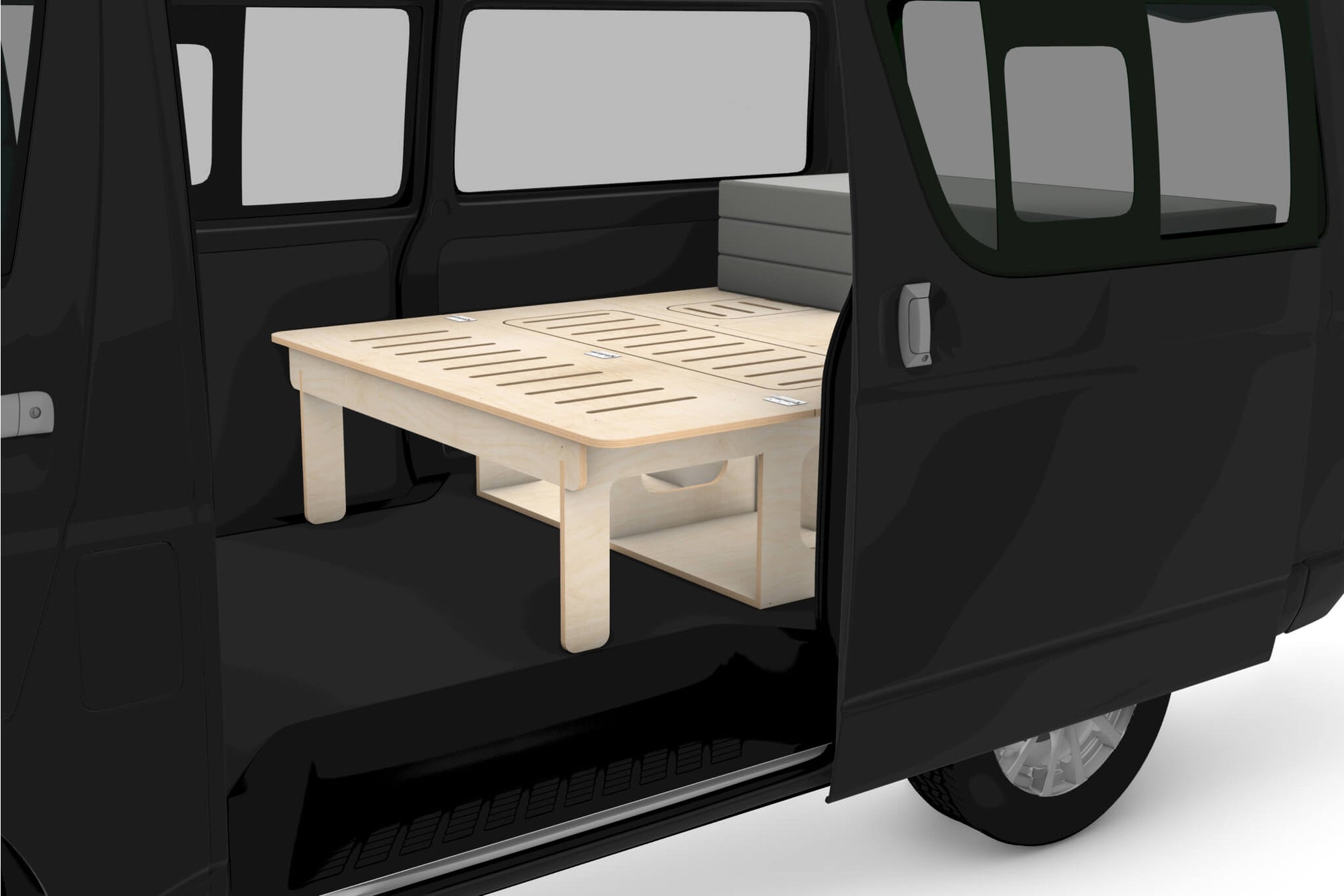 DIY Universal Rear-Opening Camper Van Conversion Plans V1
