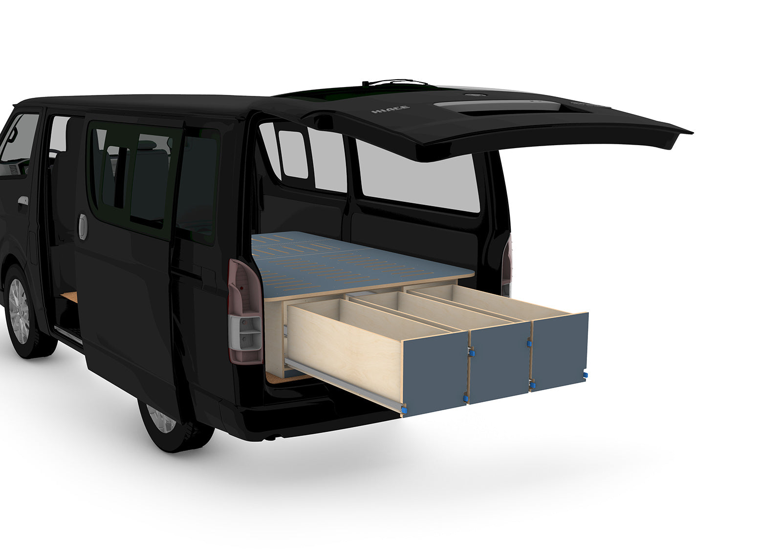 DIY Universal Rear-Opening Camper Van Conversion Plans V3