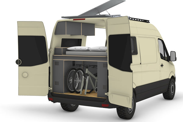 Mercedes Sprinter MWB 144 Camper Plans (Right-Hand Drive)