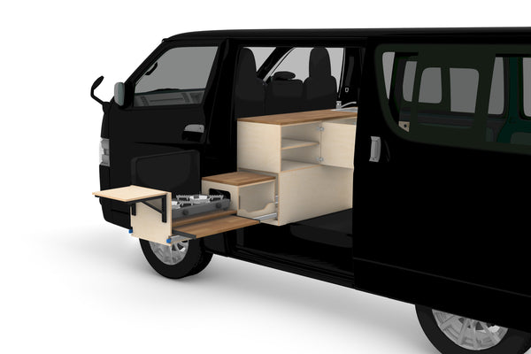 Universal Camper Kitchen Plans (Left Side Opening)