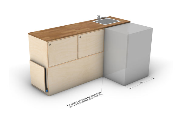 Universal Camper Kitchen Plans (Left Side Opening)
