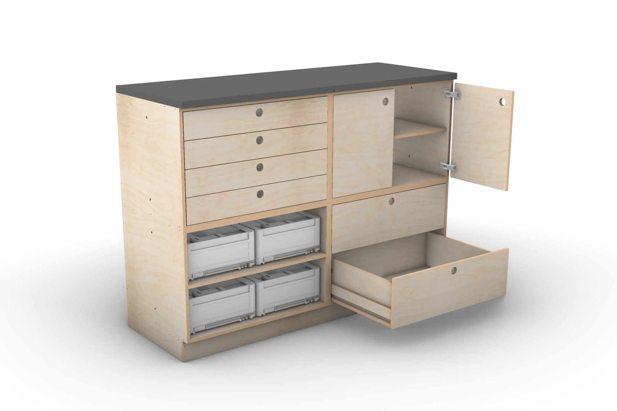 Modular Storage Box System Plans