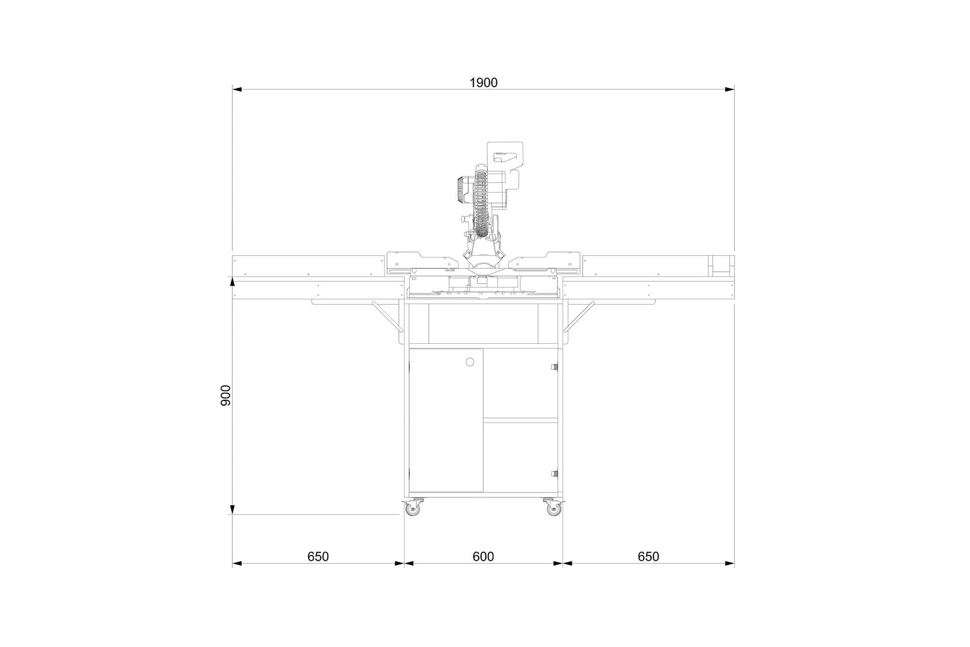 Miter Saw Trolley Plans