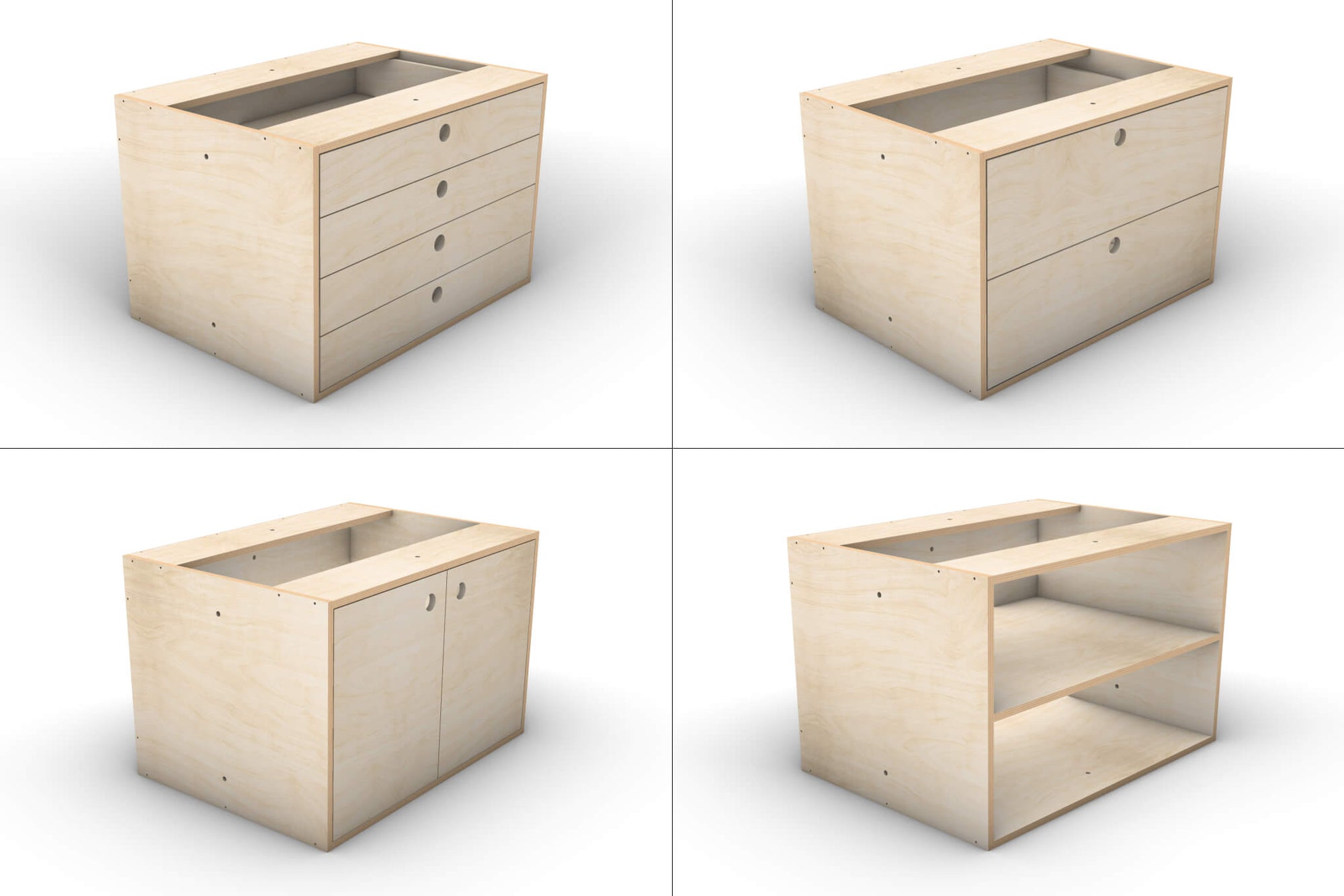 Modular Storage Box System Plans