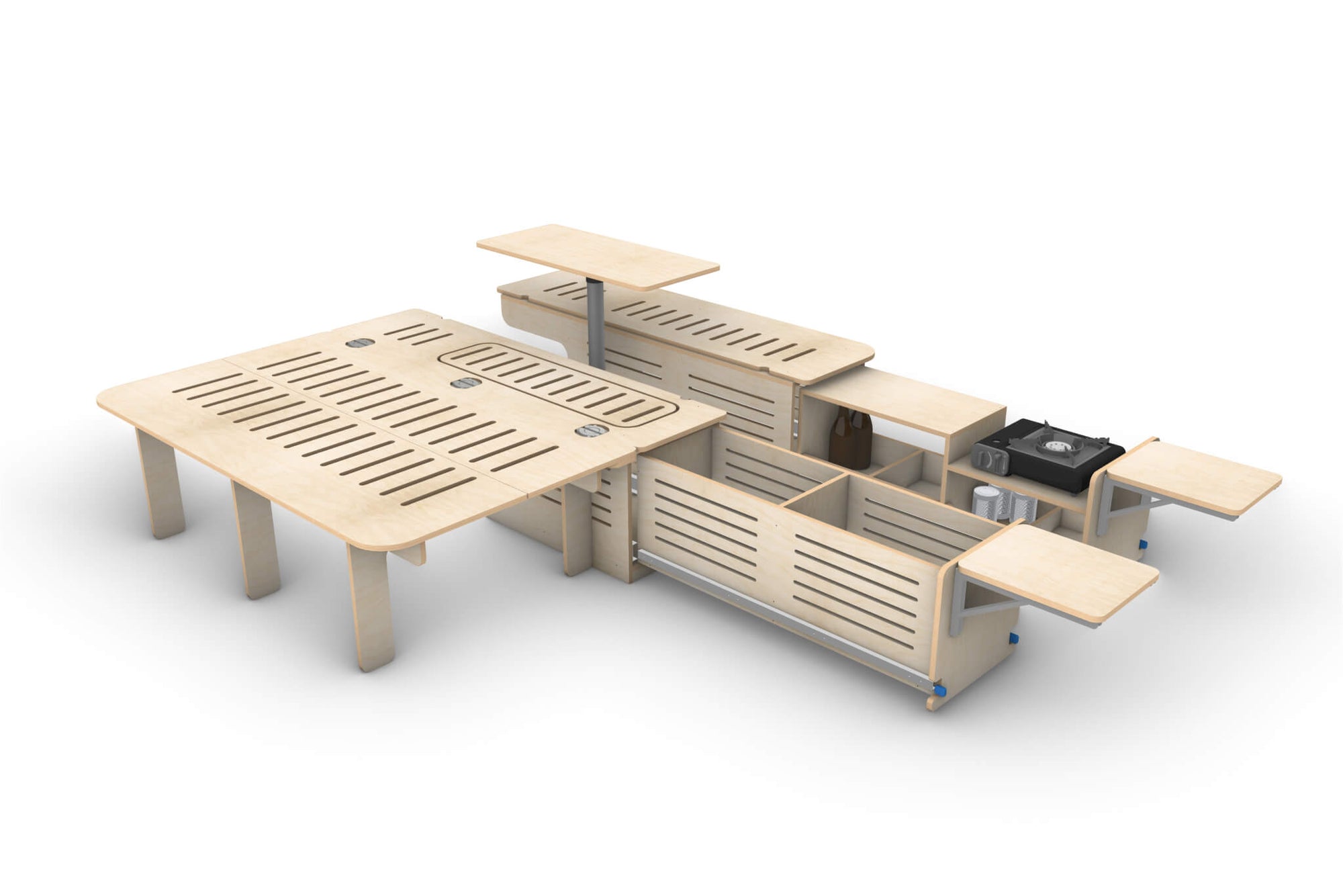 Universal Right Side-Opening Camper Plans