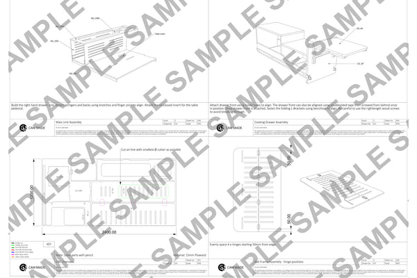 Universal Right Side-Opening Camper Plans