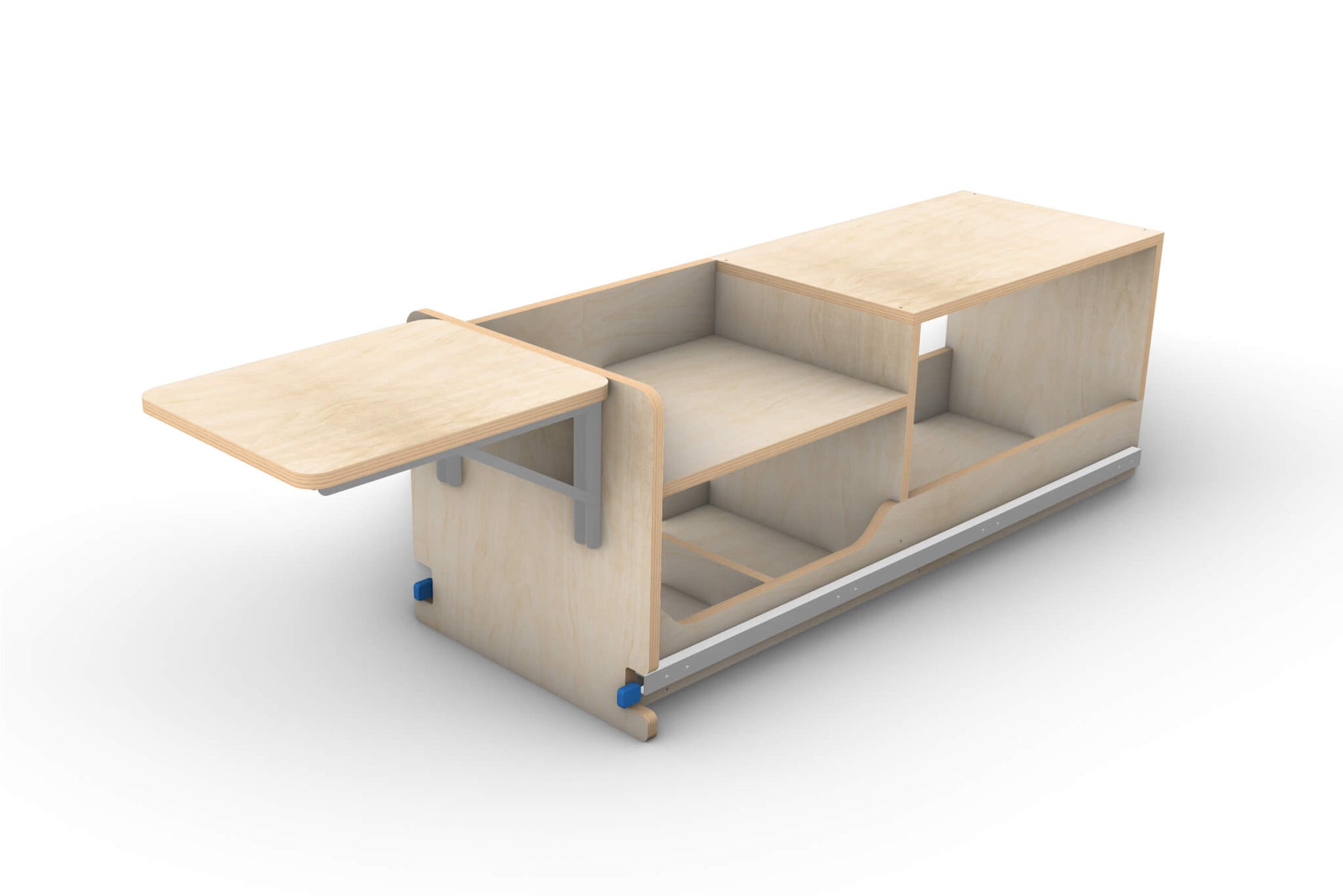 Pull-Out Camper Van Kitchen Module Plans (Left Side Opening)