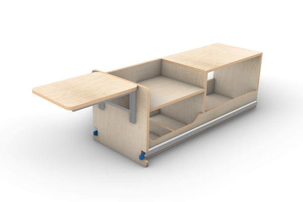 Pull-Out Camper Van Kitchen Module Plans (Left Side Opening)