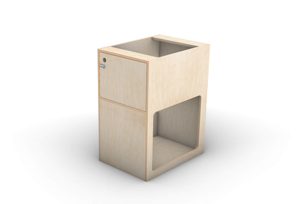Pull-Out Camper Van Kitchen Module Plans (Left Side Opening)