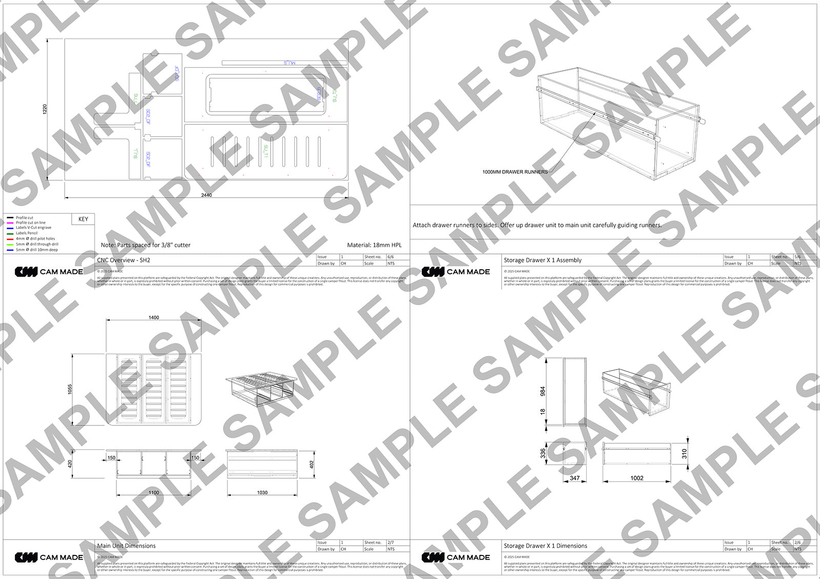 DIY Universal Rear-Opening Camper Van Conversion Plans V3