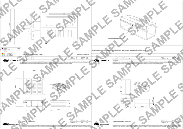 DIY Universal Rear-Opening Camper Van Conversion Plans V3